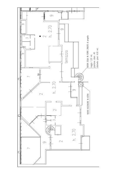 Office via Alcide De Gasperi, Azzano San Paolo - floor plans 1