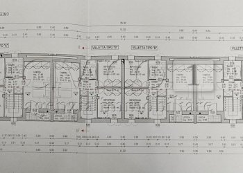 PLANIMETRIA CON MISURE PIANO PRIMO - Porzione di casa Via Acquileia, Mestrino - foto 17