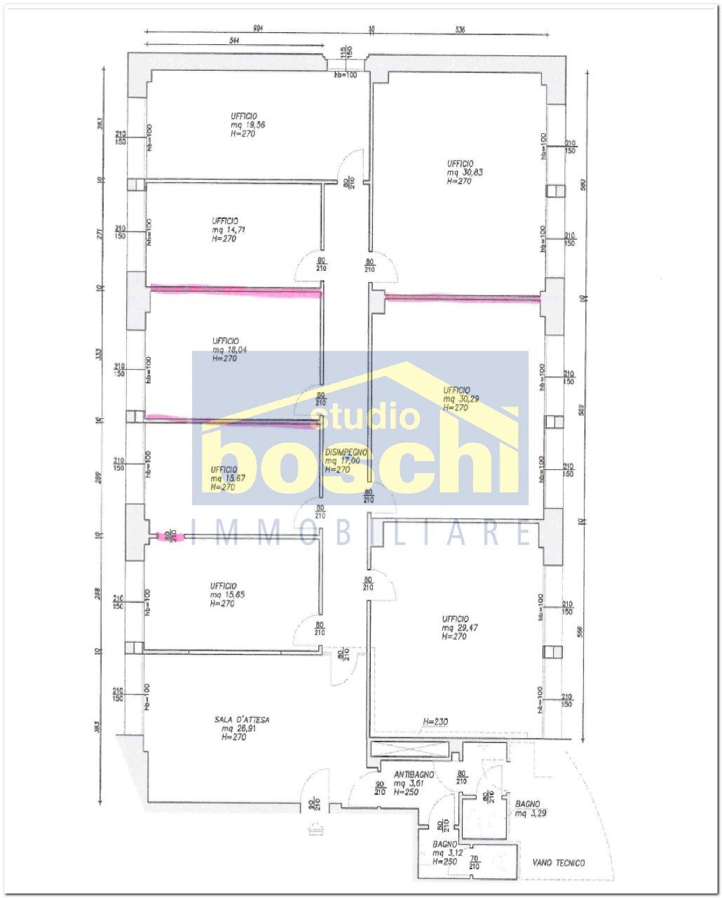Ufficio Bologna - planimetria 1