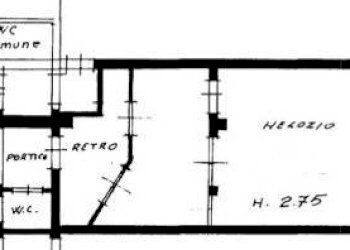 PLANIMETRIA - Negozio corso Vittorio Emanuele II, Modena (zona Centro Storico) - foto 1