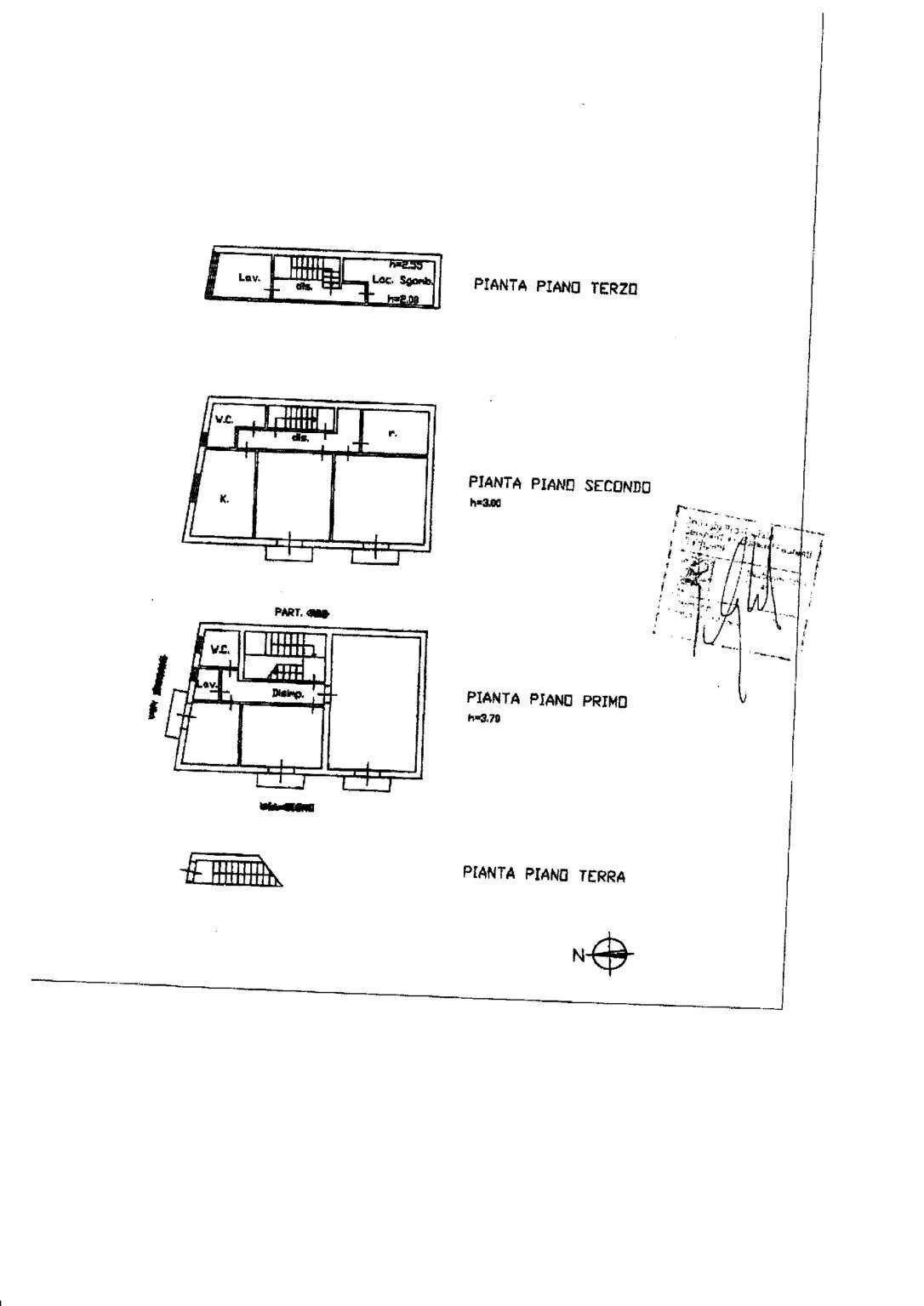 Independent house via Abele Damiani, Castellammare del Golfo - floor plans 1