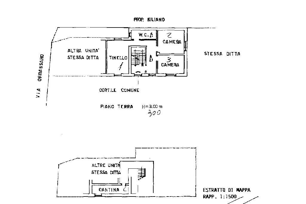 Trilocale Via Orbassano, Rivoli - planimetria 1