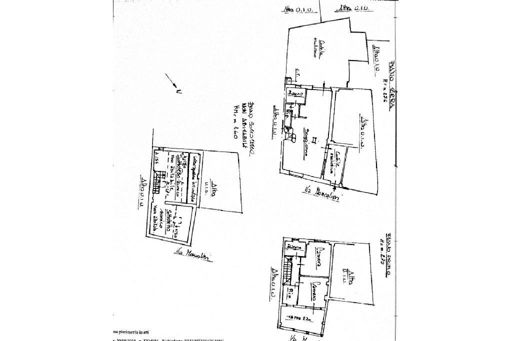 Casa semi indipendente Via Moncalieri, Grugliasco - planimetria 1