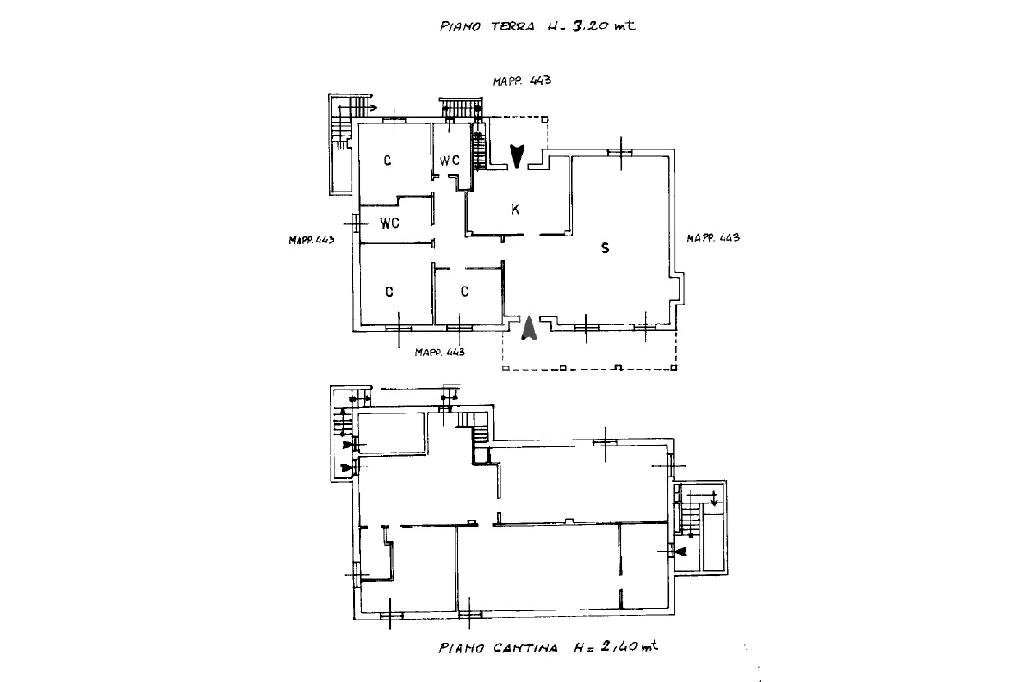 Villa Via vivarelli, Vittuone - floor plans 1