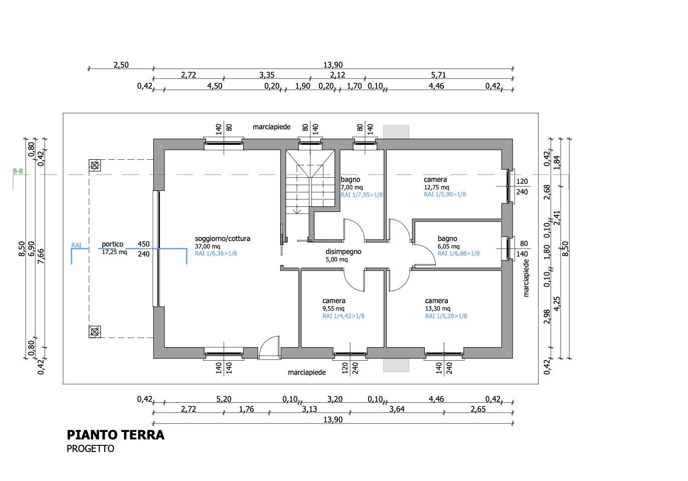 Villa Località Torbera, Dumenza - planimetria 1