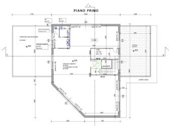 planimetria piano primo - Terreno edificabile viale Valganna, 234, Varese - foto 8