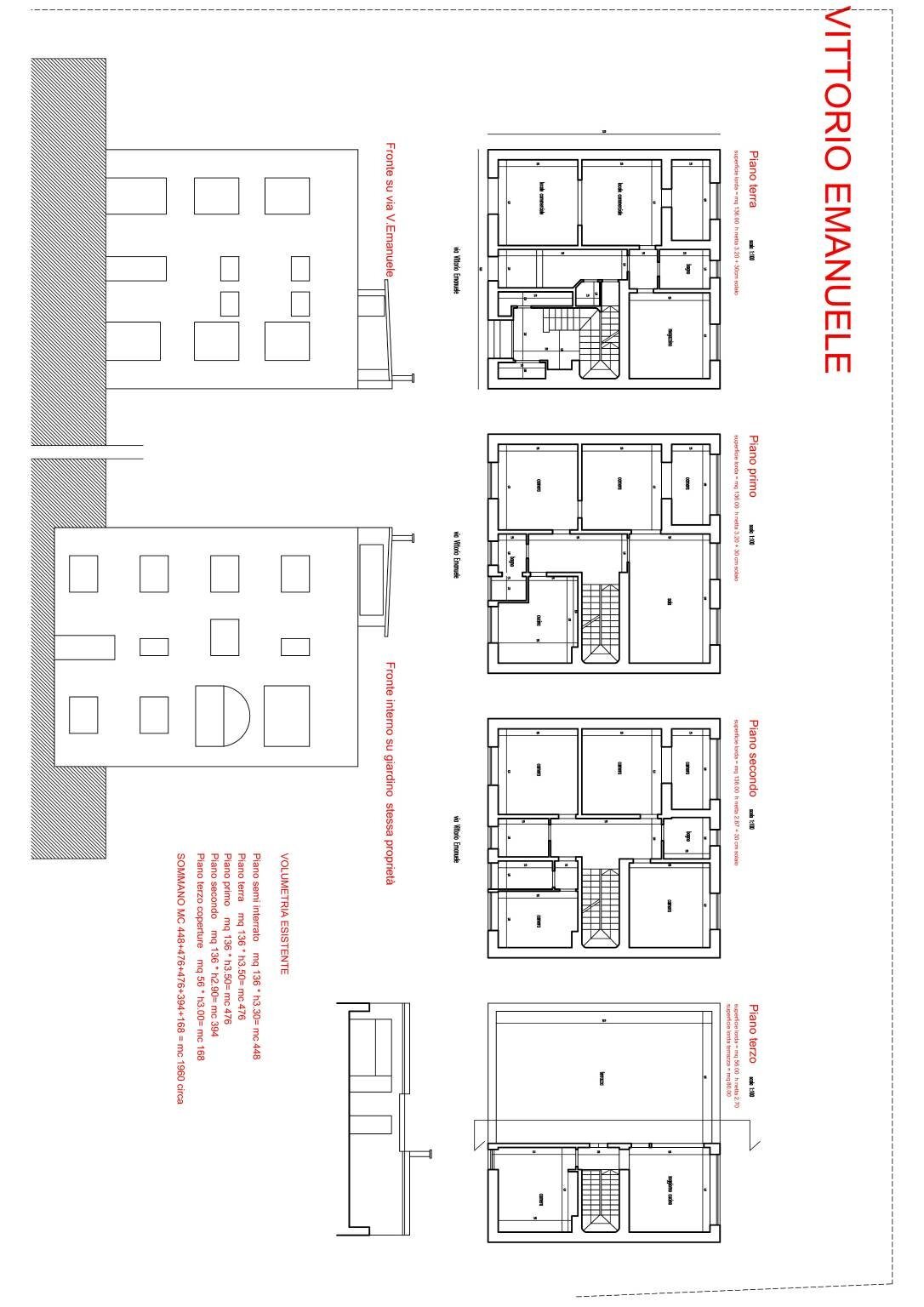 Attico via Vittorio Emanuele, 22, Alghero - planimetria 1