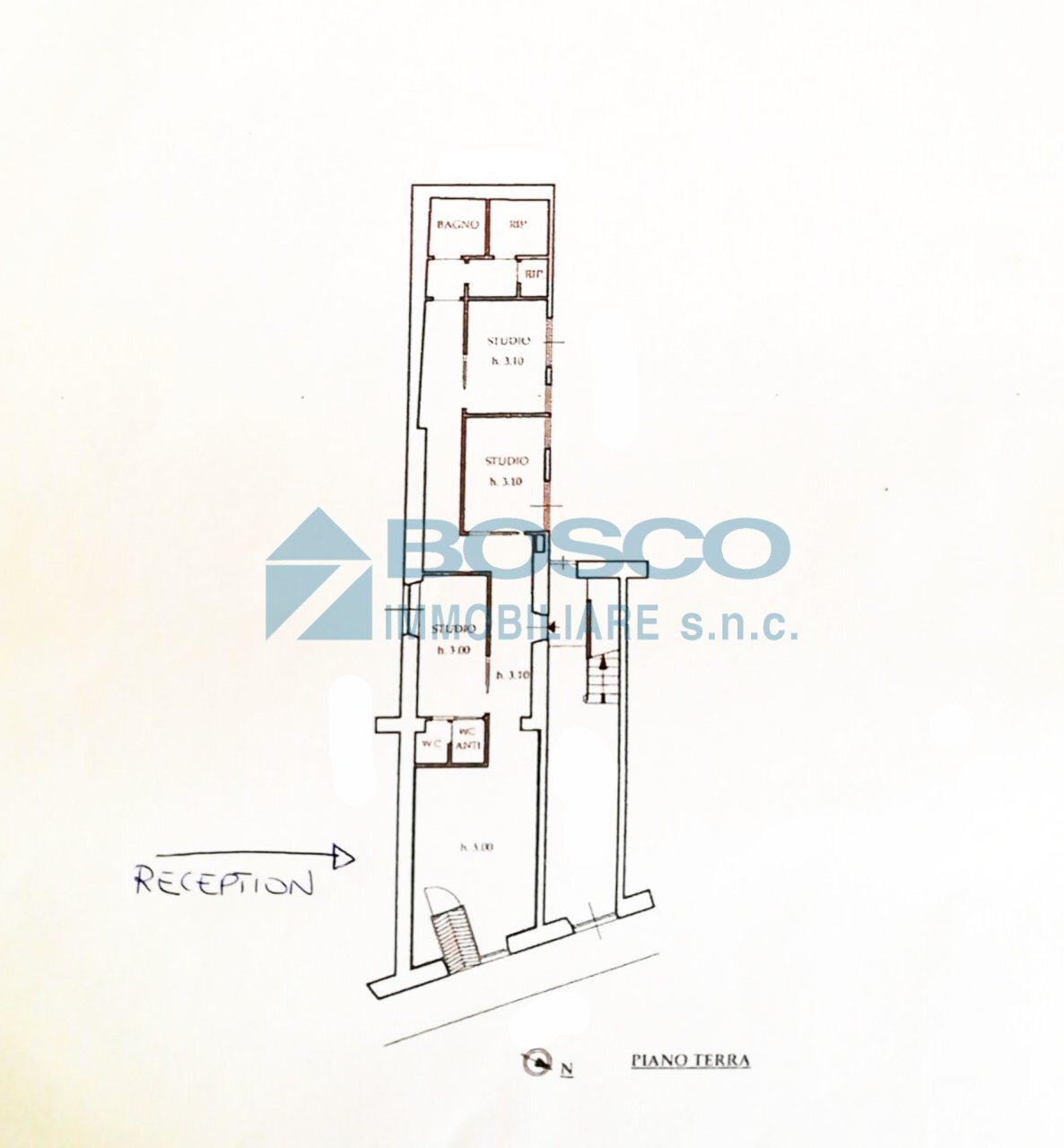 planimetria Far.Ma Studio per pubblicazione.jpg - Locale Commerciale via Genova  131, La Spezia - planimetria 1