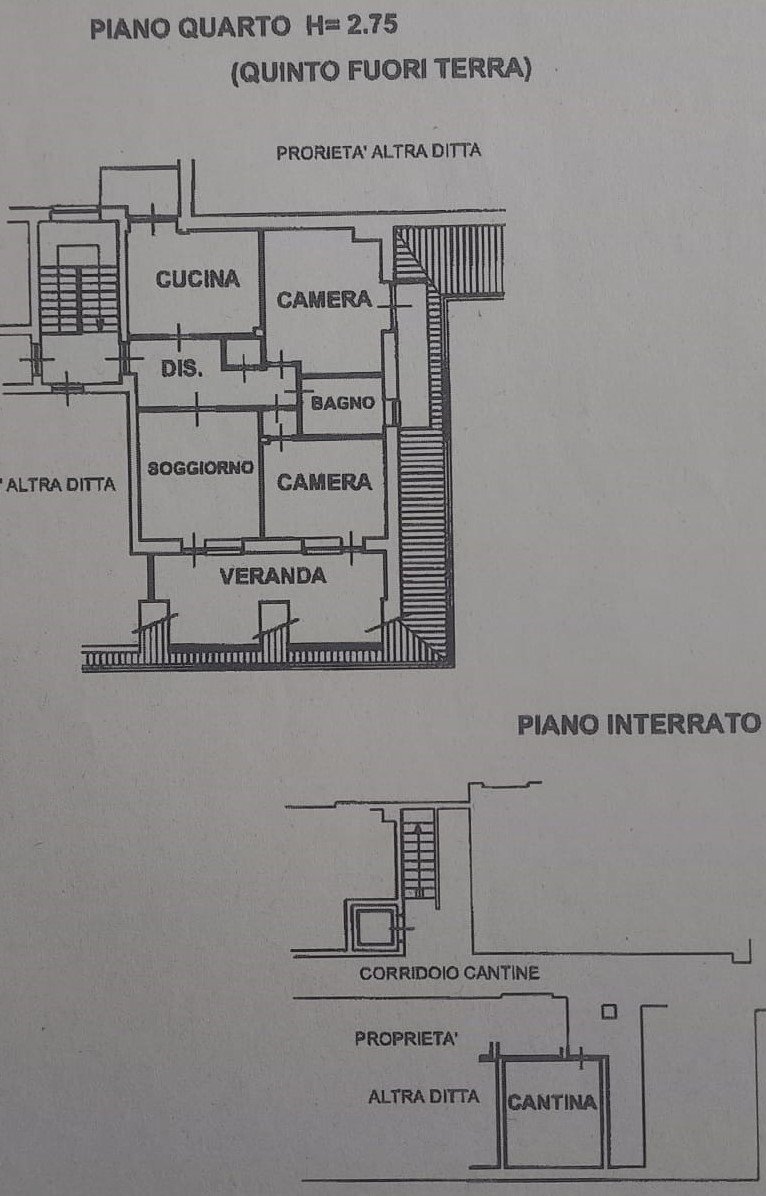 Quadrilocale via teit di fra, 3, Luserna San Giovanni - planimetria 1