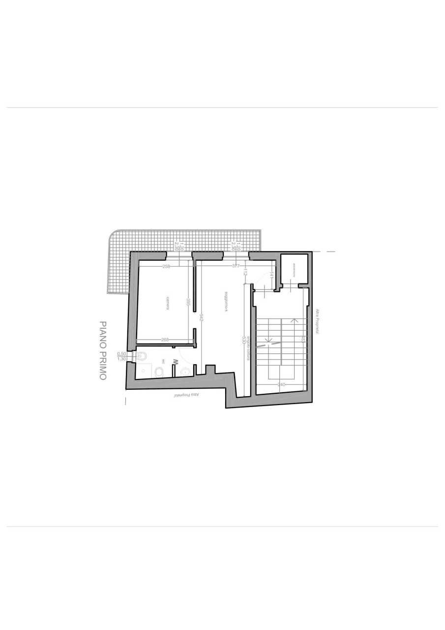 01 GROTTAMMARE -  BILOCALE NUOVO A 300 METRI DAL M - Two-room apartment Grottammare - floor plans 1