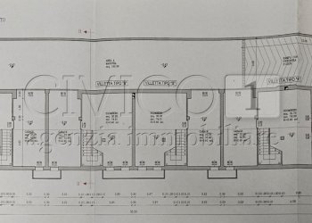 PLANIMETRIA CON MISURE PIANO INTERRATO - Porzione di casa Via Montegrappa, Grisignano di Zocco - foto 16