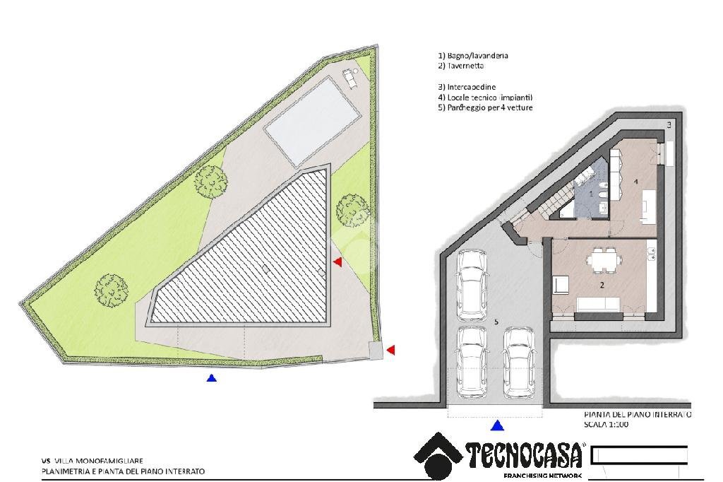 Villa Str. del Mondino, Castiglione Torinese - planimetria 1