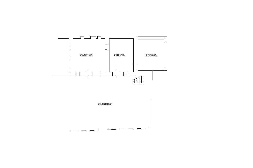Rustic Via Montebracco, Sanfront - floor plans 1