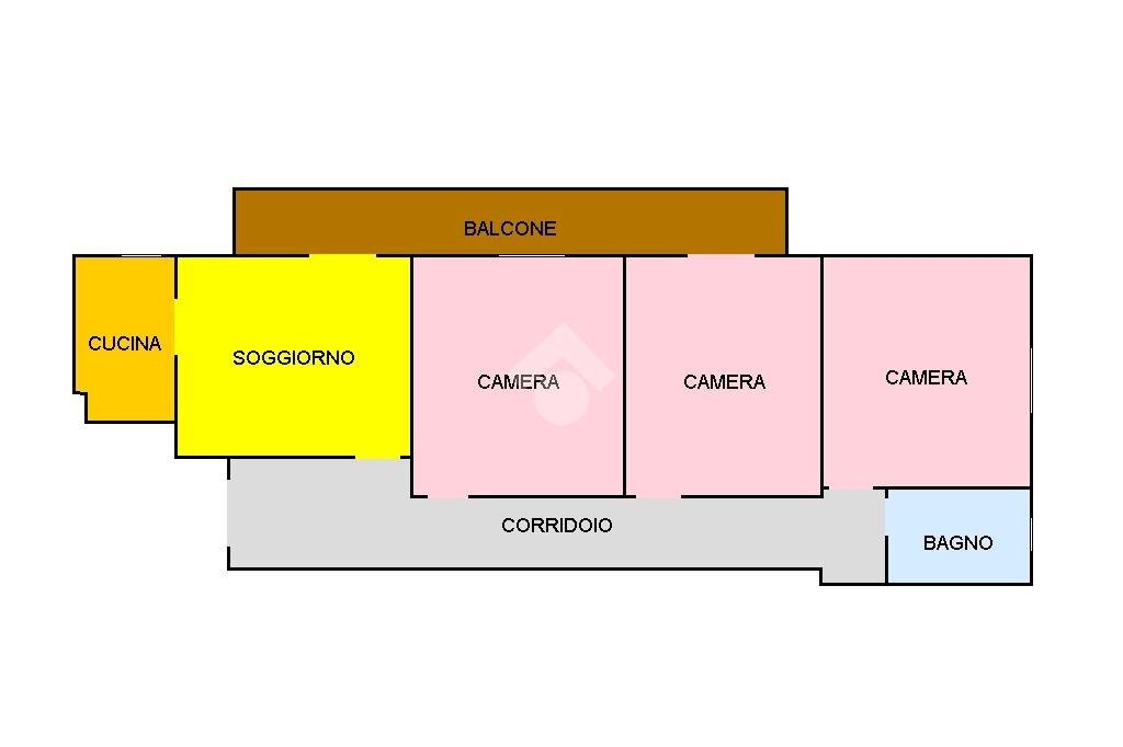 Quadrilocale Via Savona, Mombaruzzo - planimetria 1