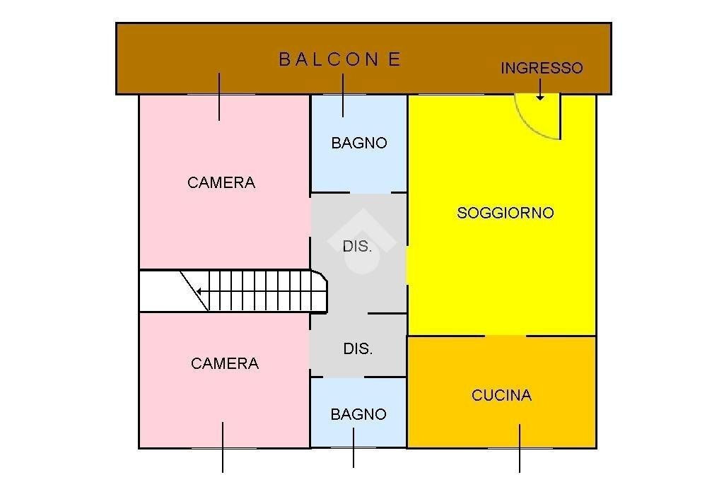 Appartamento Via cascina fornace, Peschiera Borromeo - planimetria 1