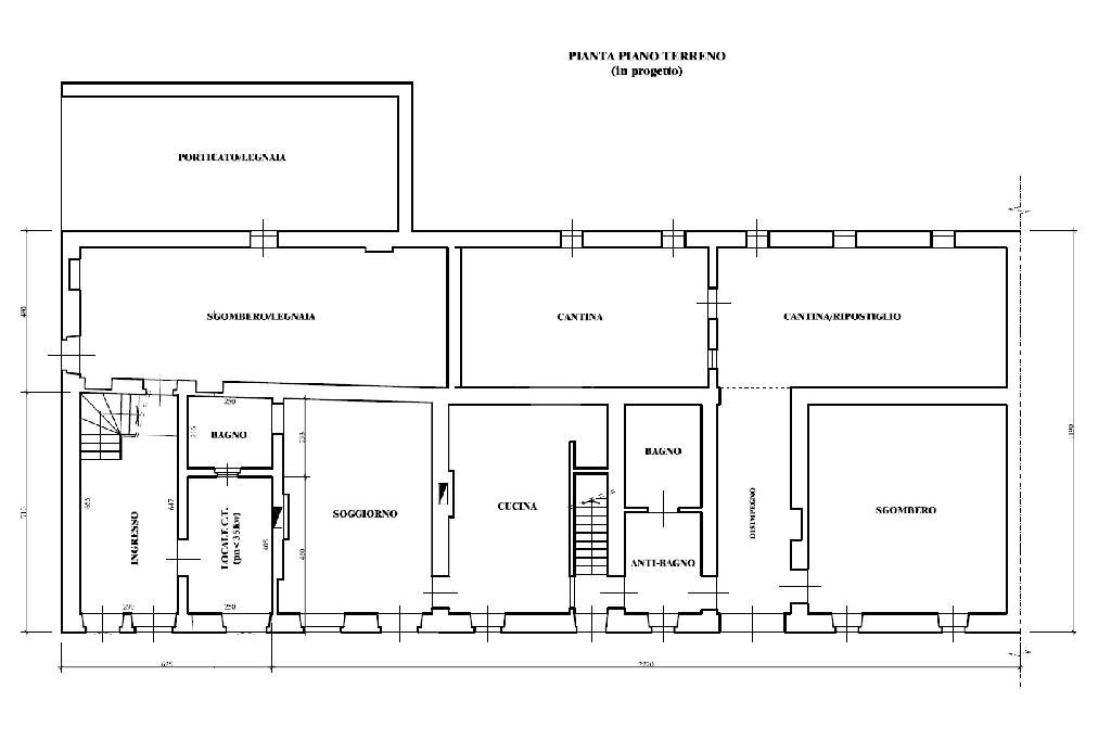 Villa Via San Carpoforo, Gabiano - floor plans 1