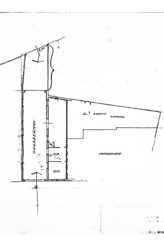 Magazzino via Giuseppe Pellizza da Volpedo, Tortona - planimetria 1
