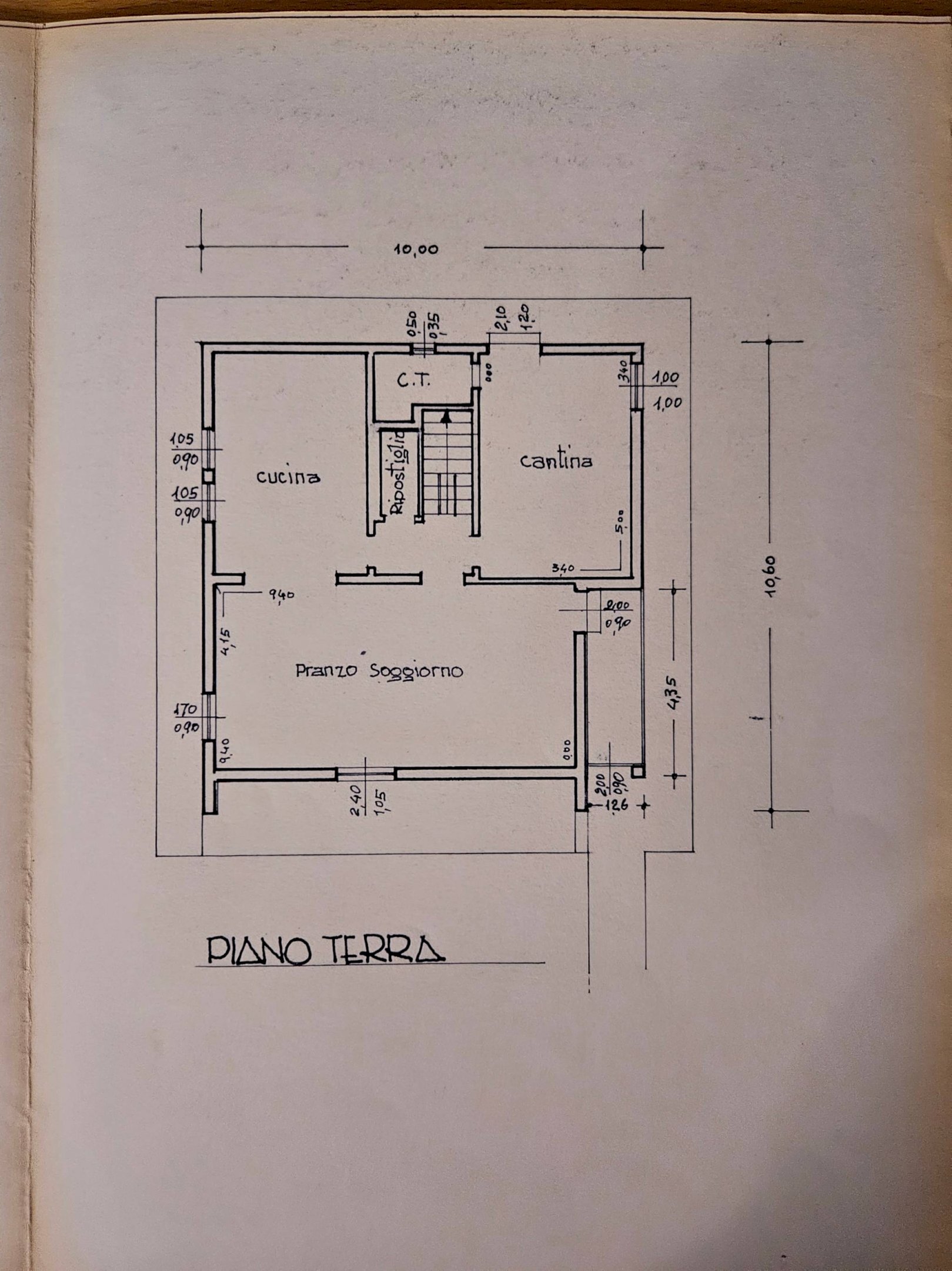 Villa via Vittorio Alfieri, 32, San Giovanni in Persiceto - planimetria 1