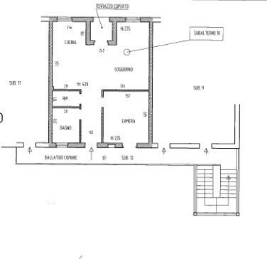 1.jpg - Three-room apartment at auction Via Valmigliaro 10, Alessandria - floor plans 1