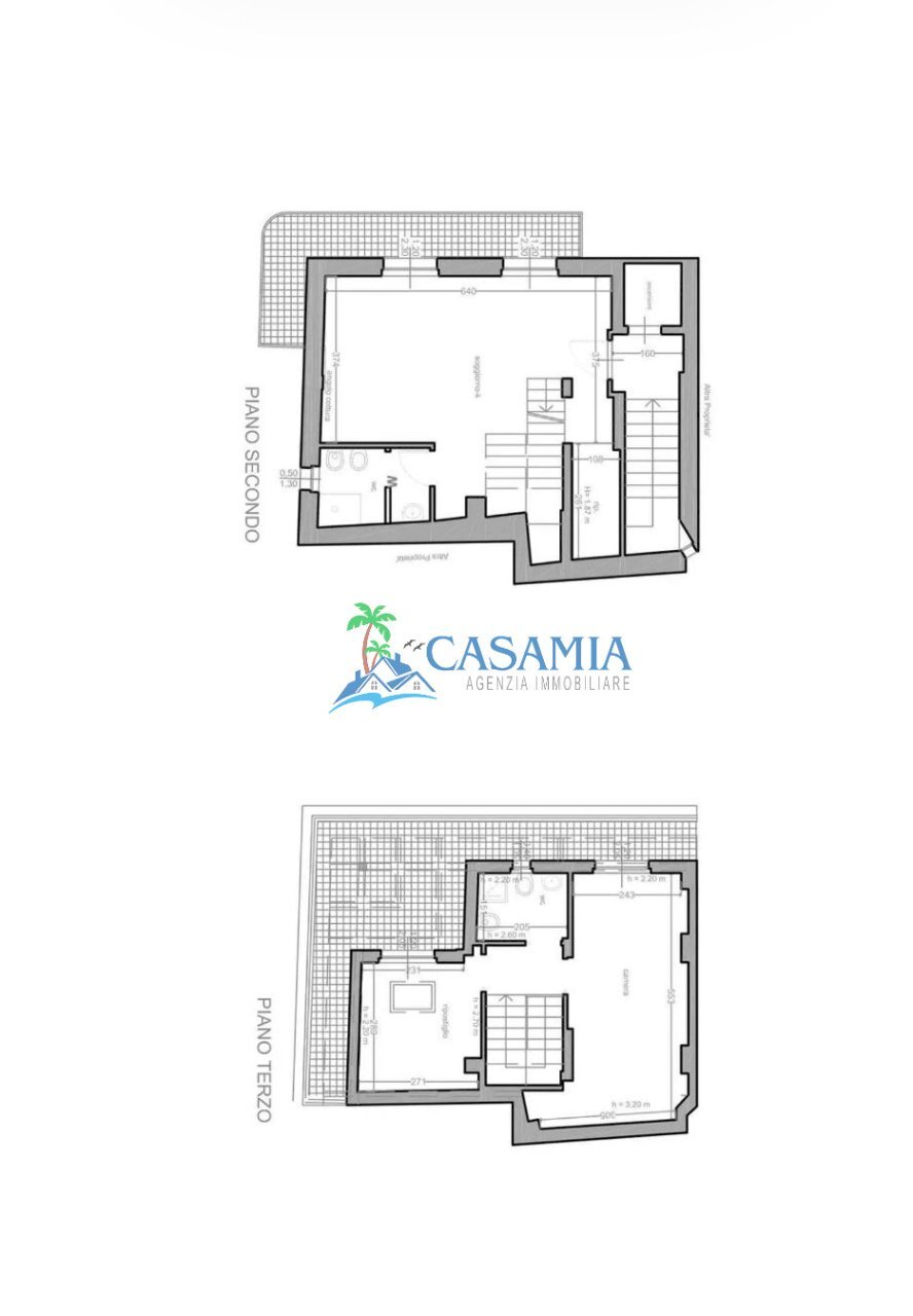 ATTICO classe A3 centro Grottammare Agenzia immobi - Attico Grottammare - planimetria 1
