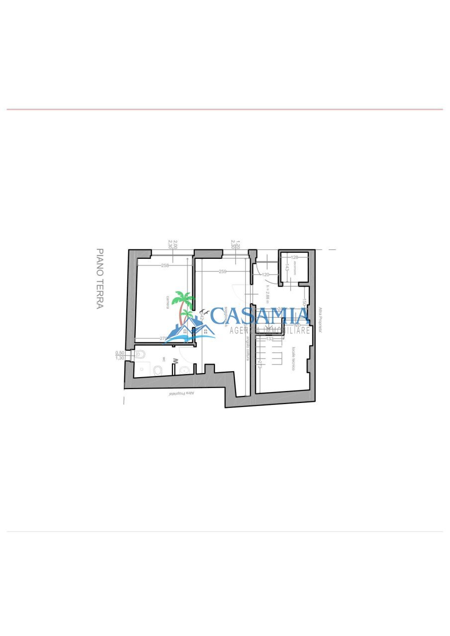 Appartamento classe A3 centro Grottammare Agenzia - Bilocale Grottammare - planimetria 1