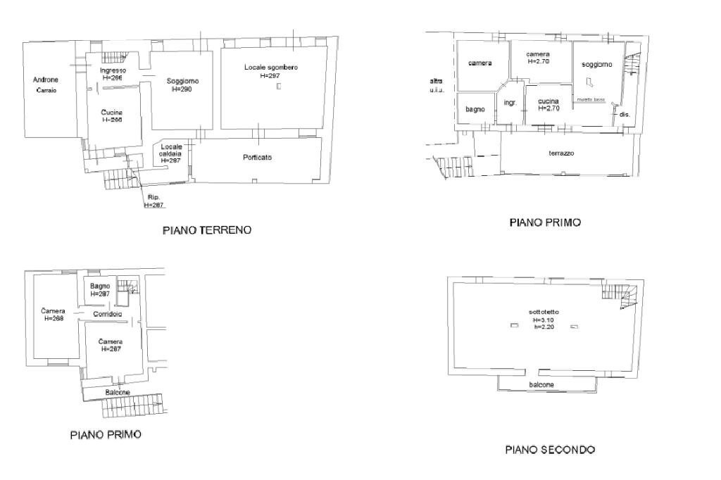 Casa semi indipendente Via Antonio Gramsci, Carisio - planimetria 1
