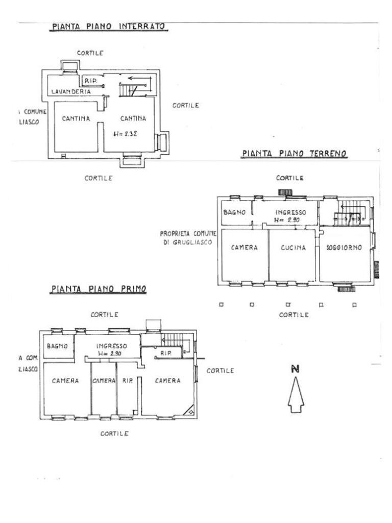 Villa Via Don Caustico, Grugliasco - floor plans 1