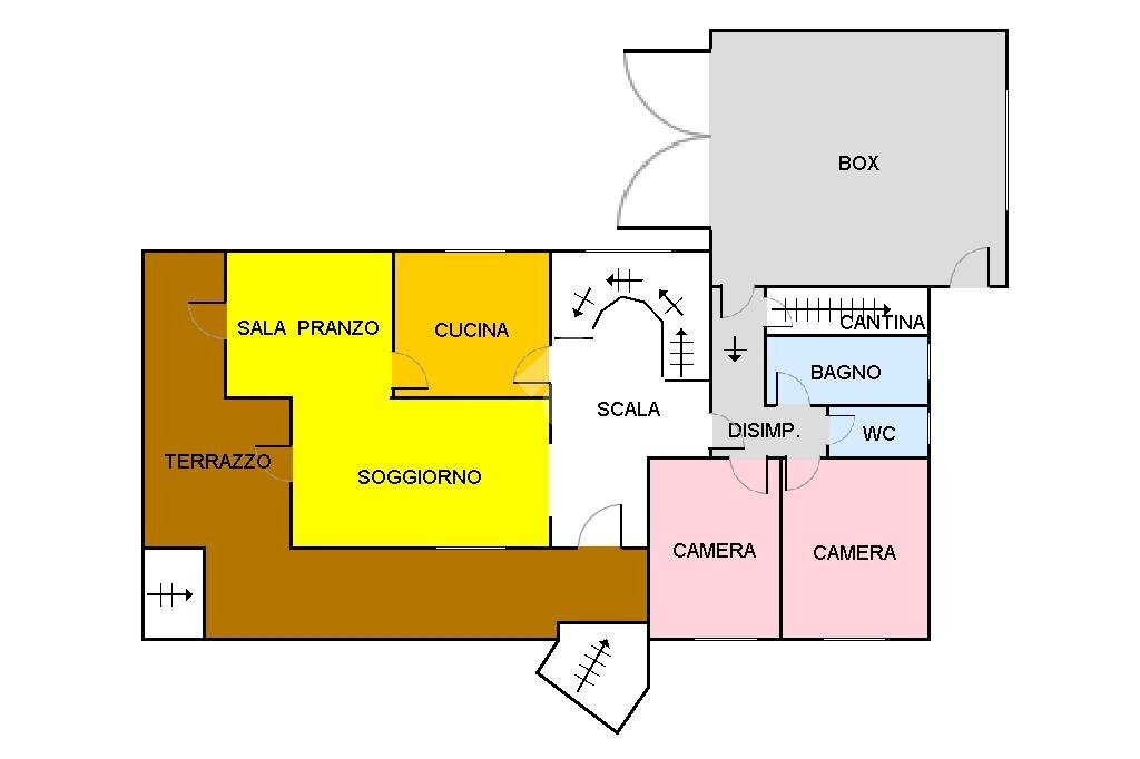 Villa Via Trompa Lunga, Borgo d'Ale - floor plans 1