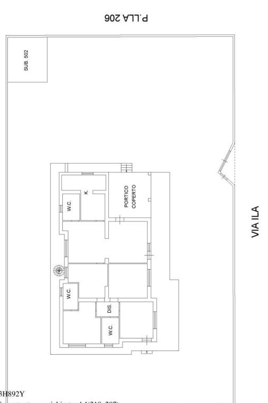 Villa via Illa, 6, Anzio - planimetria 1