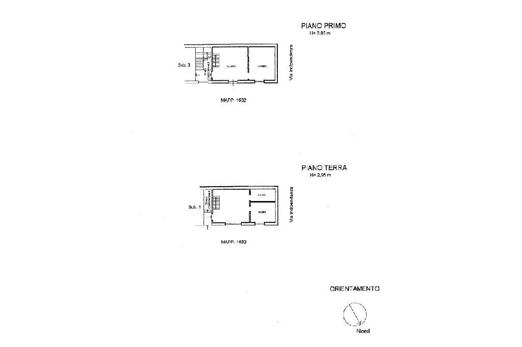 Three-room apartment Via Indipendenza, Santo Stefano di Magra - floor plans 1