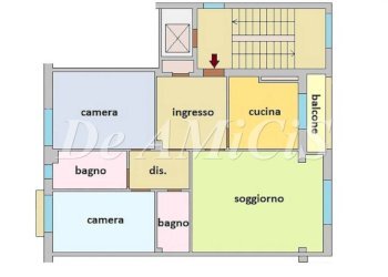 Planimetria - Trilocale via Torino, Bordighera - foto 36