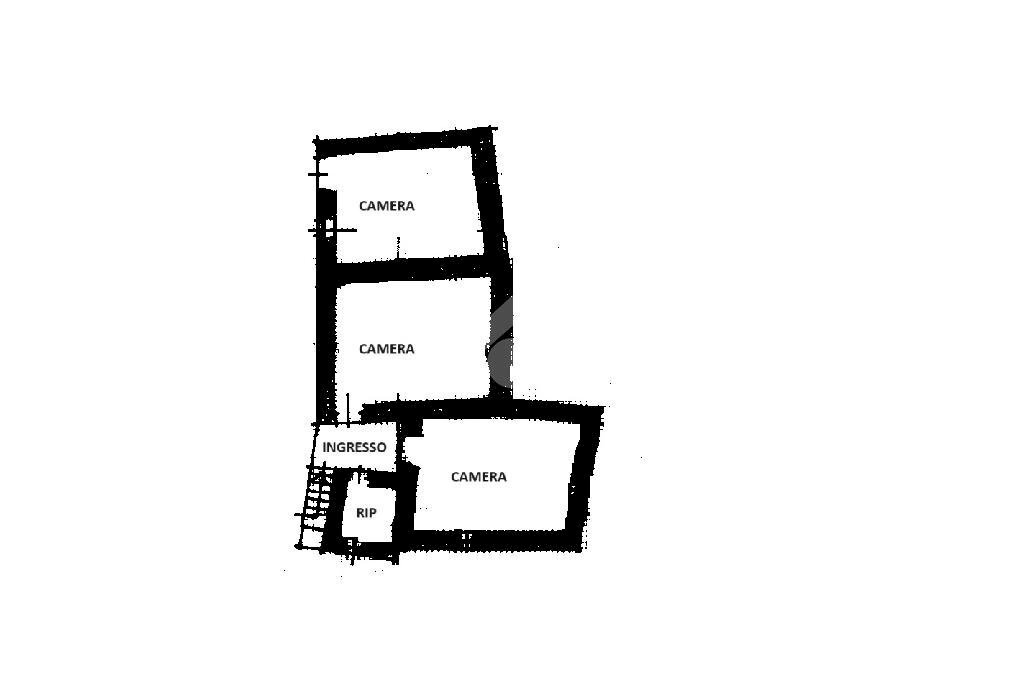 Rustico Frazione San Bernardo, Ostana - planimetria 1