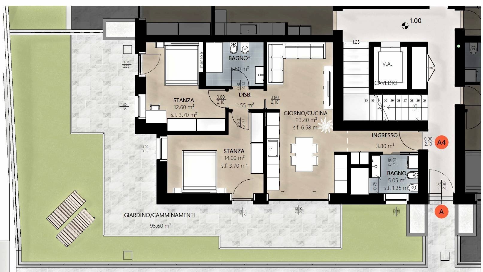 Trilocale Via Verruca, Trento - foto 1