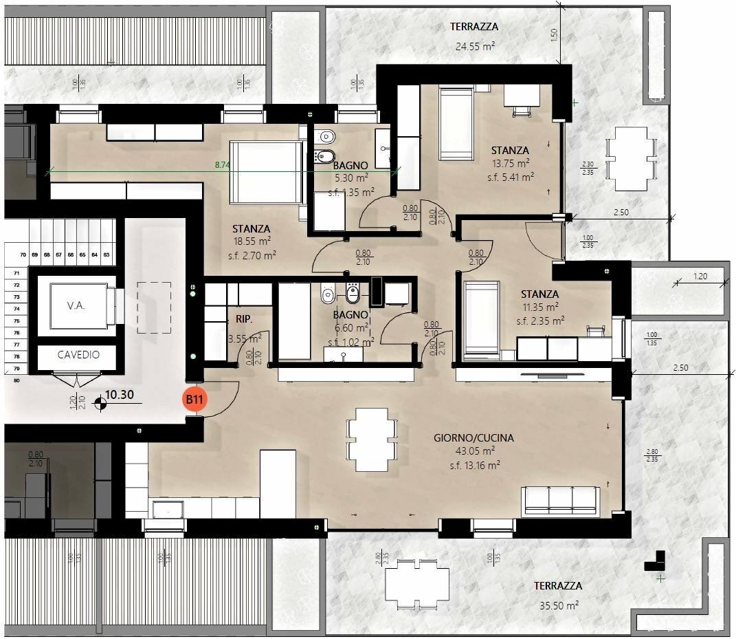 Attico Via Verruca, Trento - foto 1