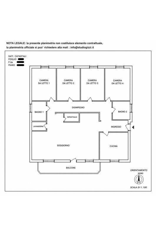 Appartamento via di Propaganda, 9, Roma (zona Centro Storico) - planimetria 1