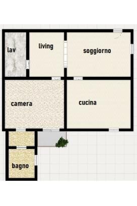 Bilocale via Roma, 74, Pregnana Milanese - planimetria 1