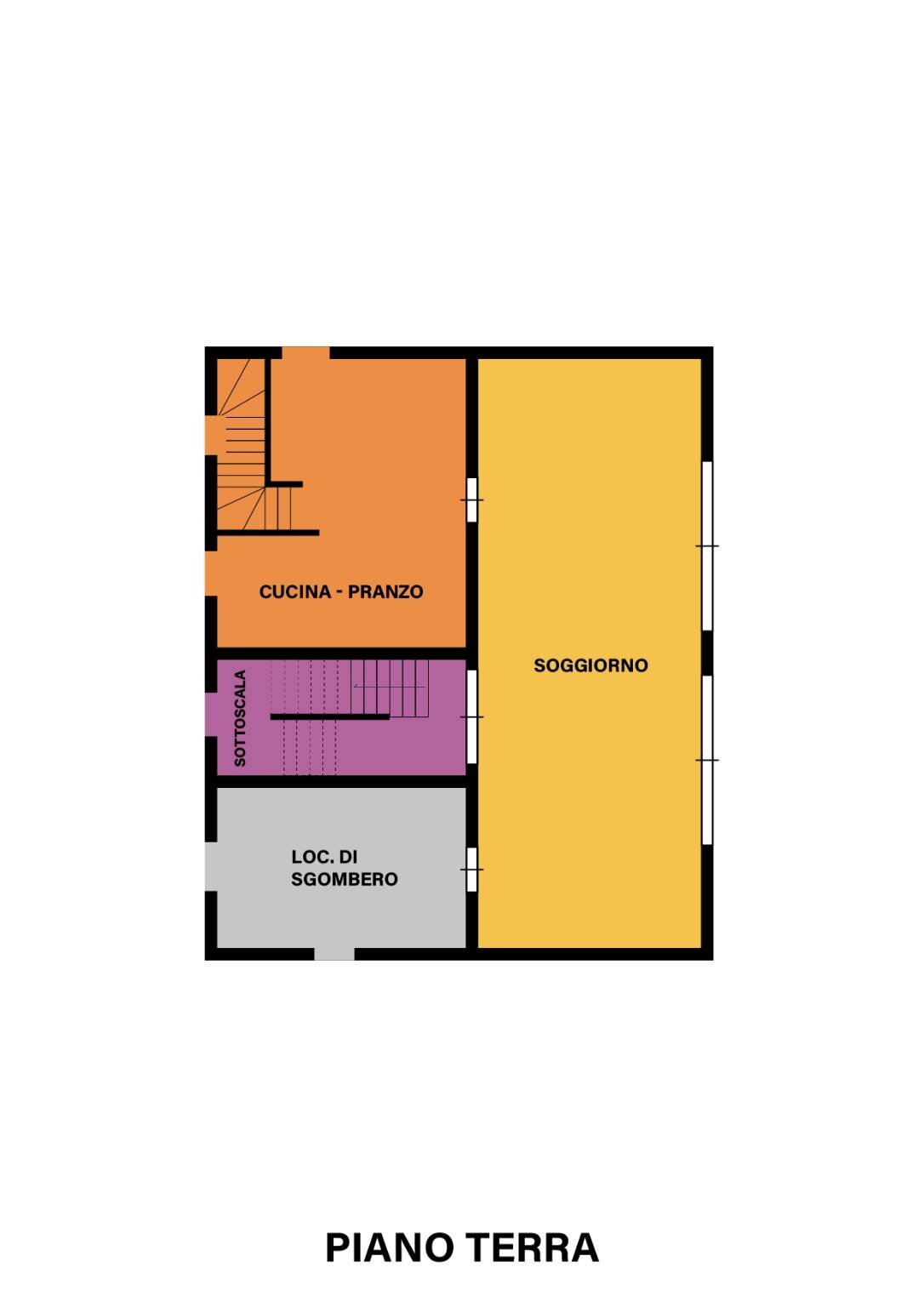 Villa via San Michele, Cesena - floor plans 1