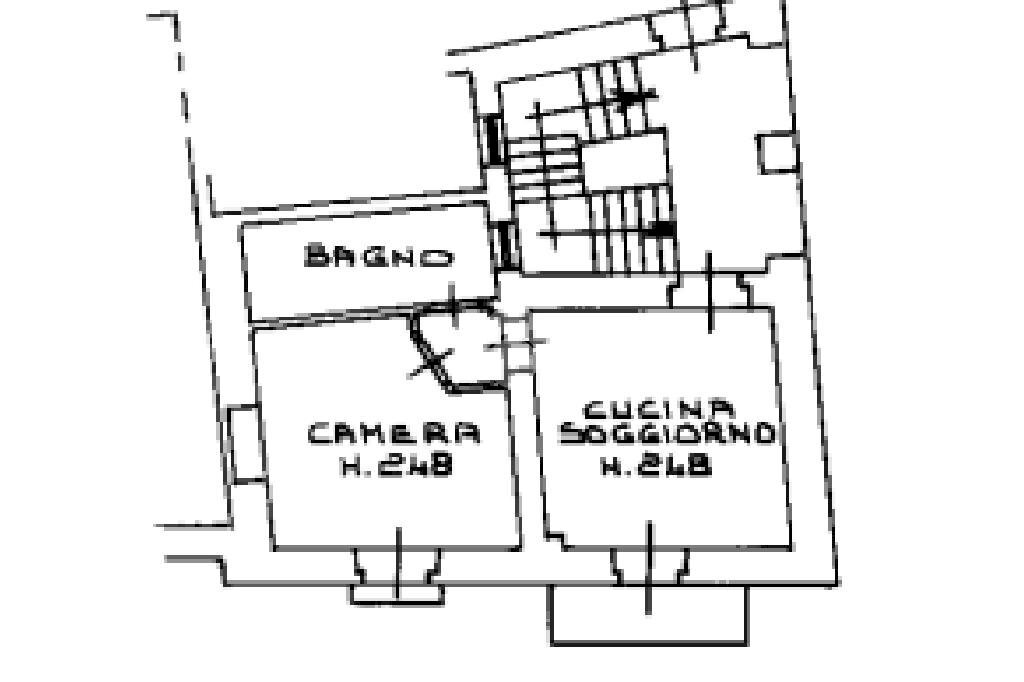 Bilocale Vicolo vittorio veneto, Bricherasio - planimetria 1