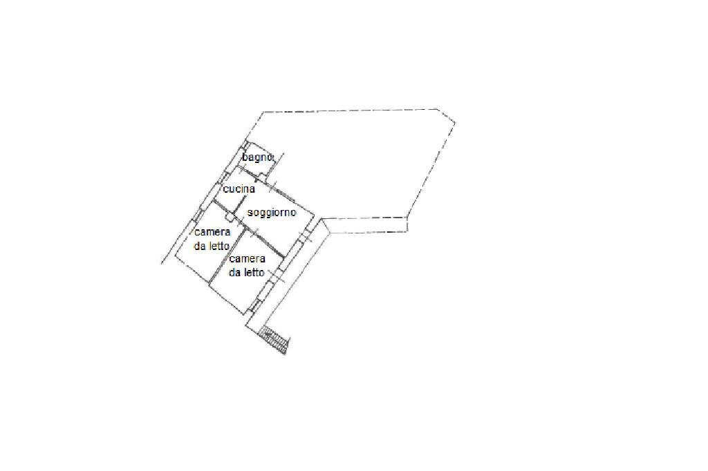 Four-room apartment Via Capello, Scarnafigi - floor plans 1