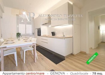 soggiorno e cucina - Quadrilocale Genova (zona Borgoratti) - foto 12
