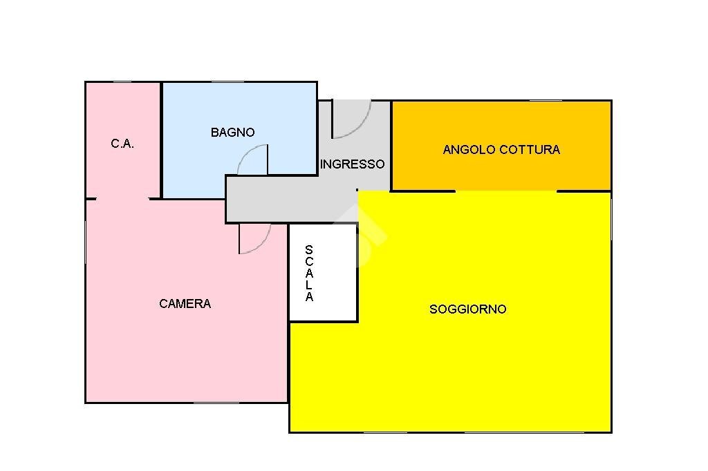 Villa Strada Serra, Antignano - planimetria 1