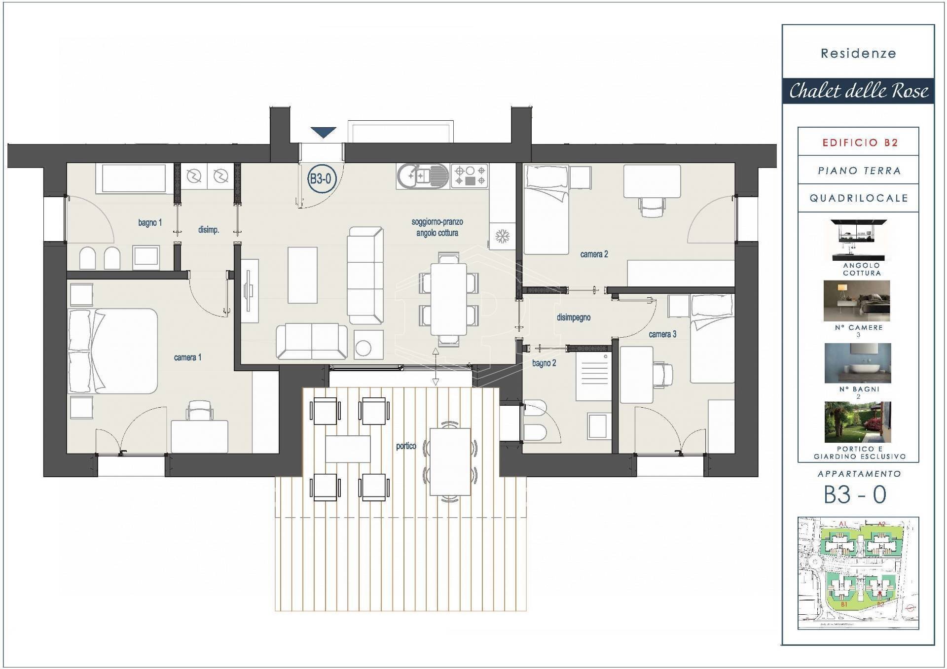 Quadrilocale Via Porrettana, Sasso Marconi - planimetria 1
