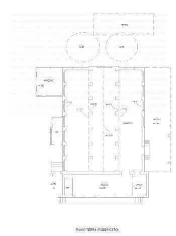 Locale Commerciale Via Amos Tragni 17, Gattatico - planimetria 1
