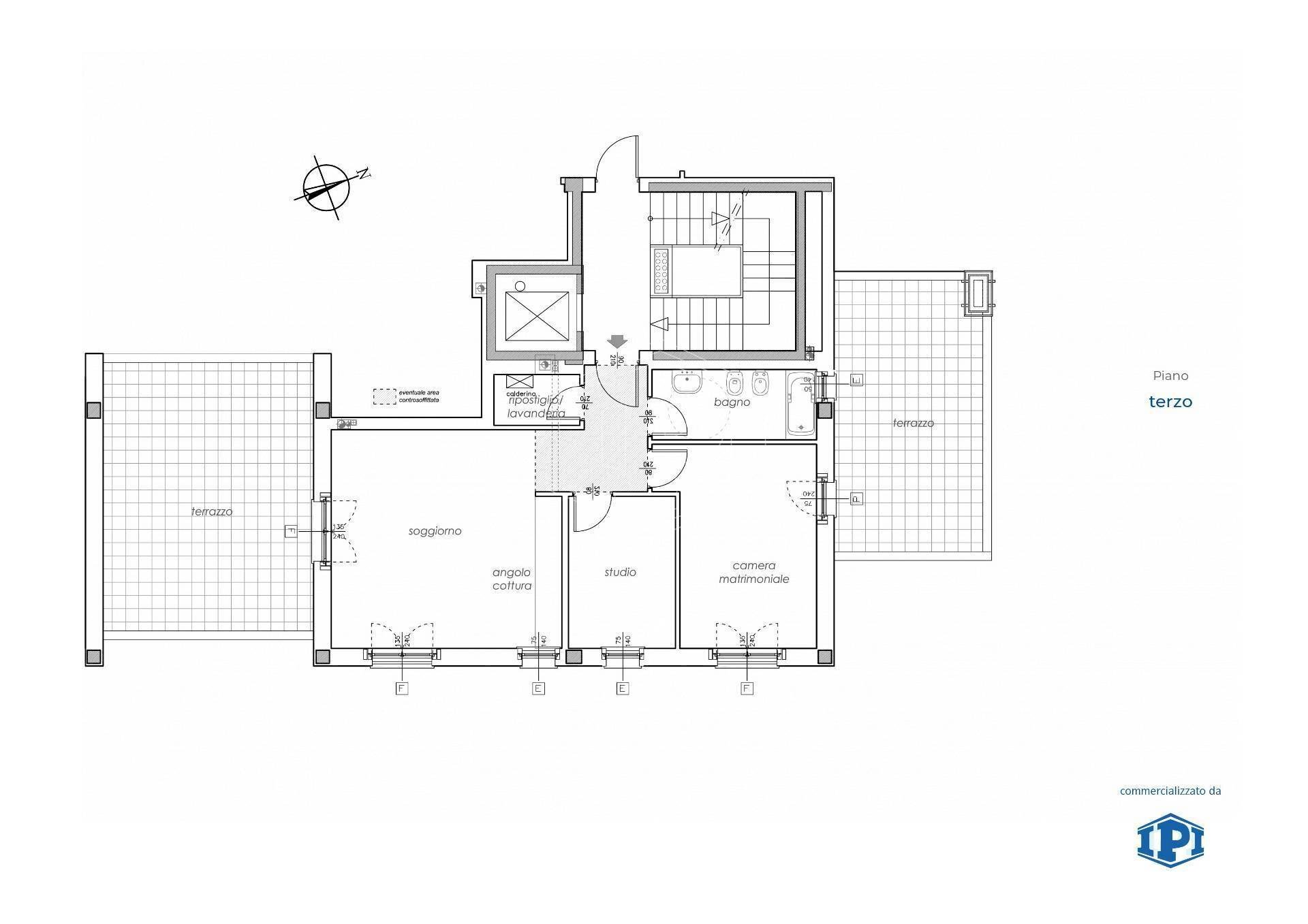 Apartment Via Cibrario, Genova (neighborhood Sestri Ponente) - floor plans 1