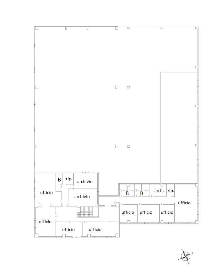 Capannone Strada del Turchino, Novi Ligure - planimetria 1