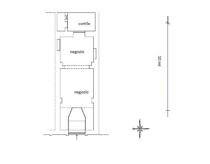 Locale Commerciale Via San Maurizio, Imperia - planimetria 1