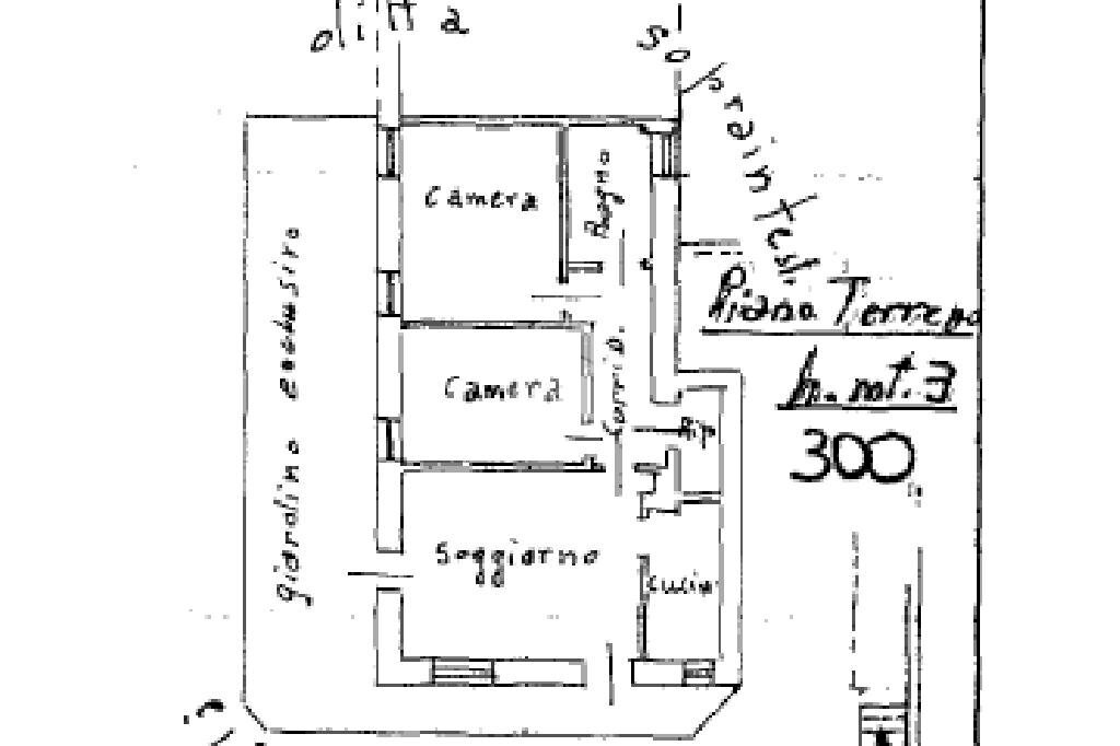 Trilocale Via sonetto, Almese - planimetria 1