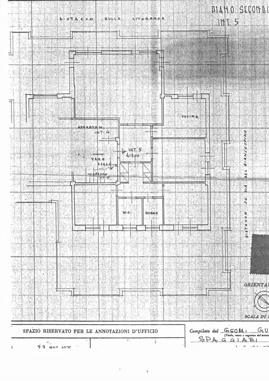 Four-room apartment via del Biancospino, Anzio - floor plans 1