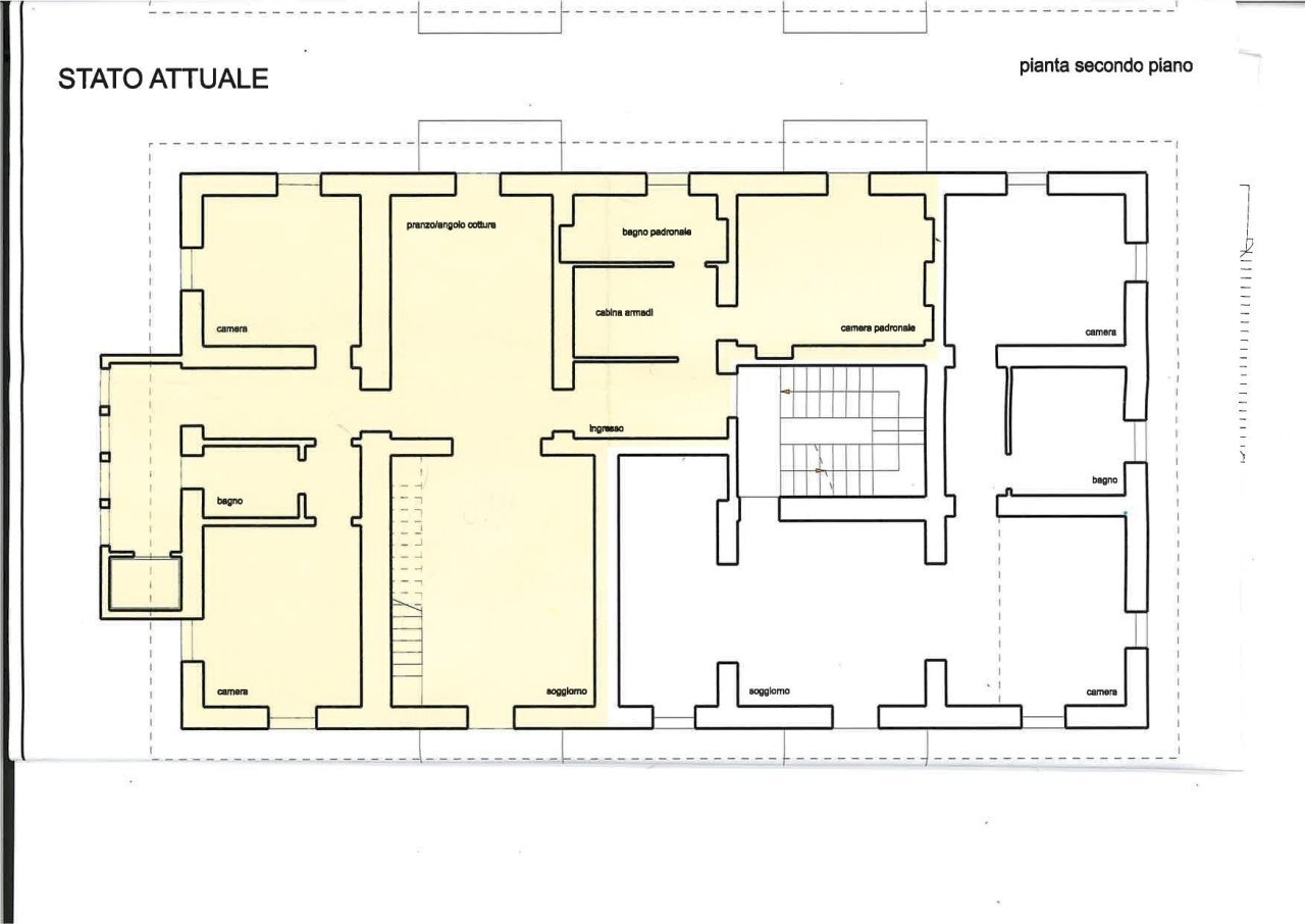 GIALLO APPARTAMENTO-1.jpg - Apartment Sarzana - floor plans 1