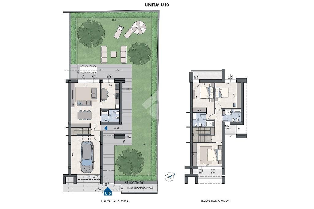 Villa a Schiera Via C. Rebucci, Carpi - planimetria 1